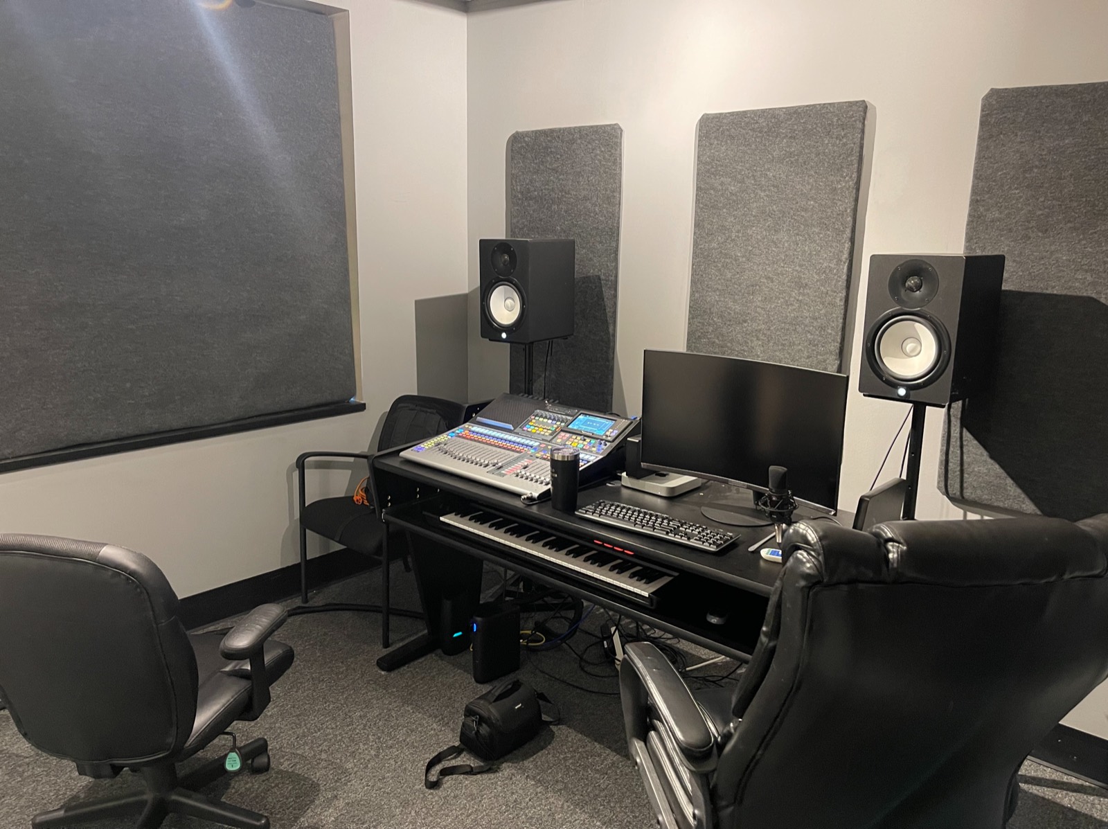 Sound Fader Inc. tech and control room